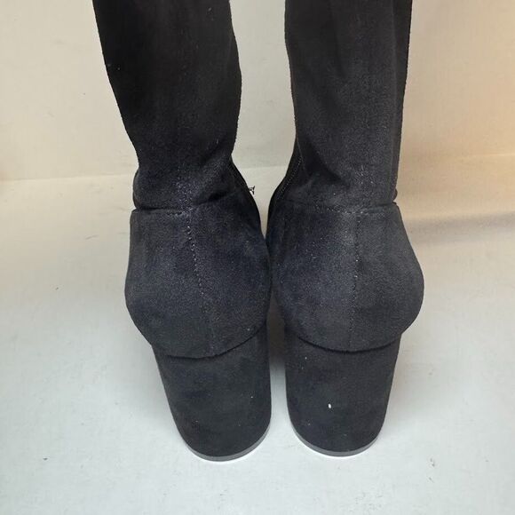 Steve Madden Women 10 M Black Faux Suede Jacoby Over The Knee Boots NIB HU5 - Picture 5 of 6